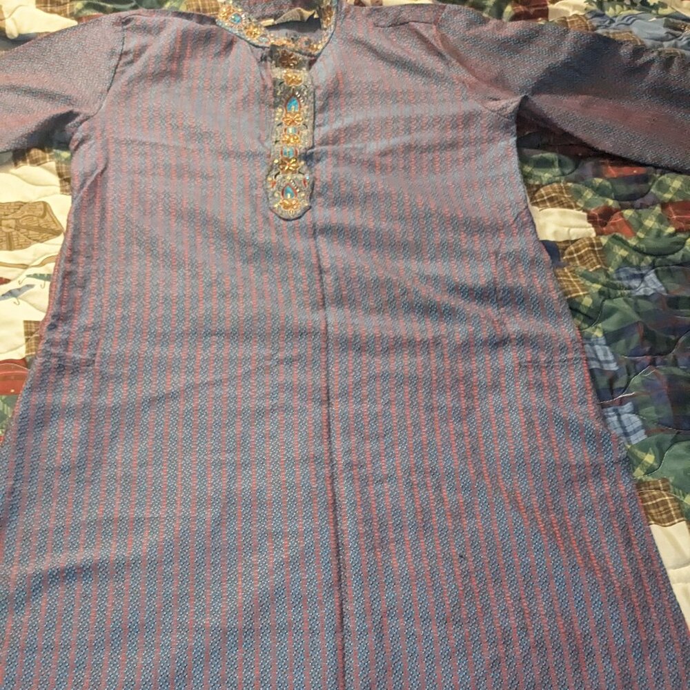 Men's Blue Kurta